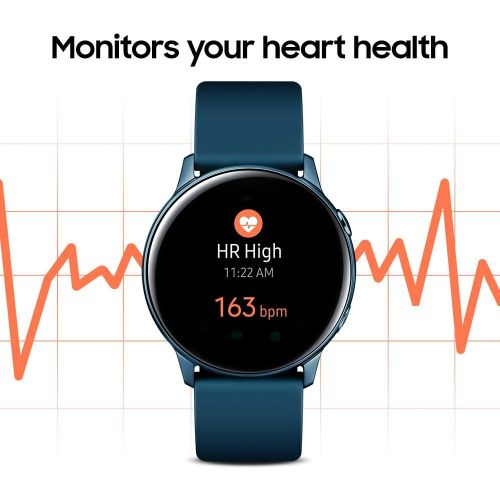 삼성 Samsung Electronics Samsung Galaxy Watch Active (40mm, GPS, Bluetooth ) Smart Watch with Fitness Tracking, and Sleep Analysis - Black (US Version)