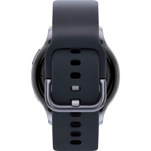 삼성 Samsung Galaxy Watch Active2 (Silicon Strap + Aluminum Bezel) Bluetooth - International (Aqua Black, R830-40mm)