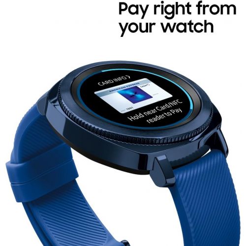 삼성 Samsung Gear Sport Smartwatch (Bluetooth), Blue, SM-R600NZBAXAR  US Version with Warranty