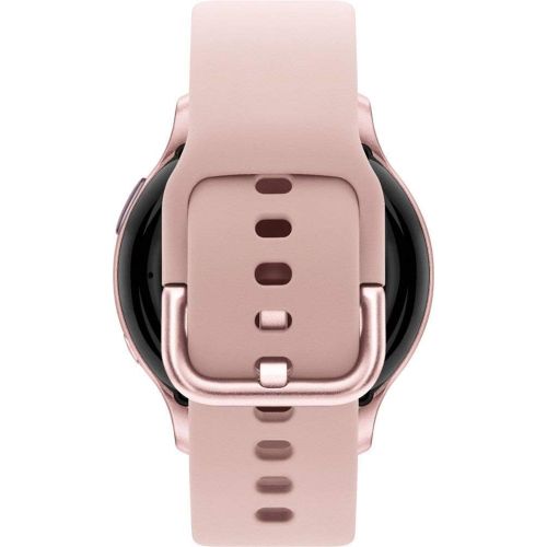 삼성 Visit the SAMSUNG Store Samsung Galaxy Watch Active2 (Silicon Strap + Aluminum Bezel) Bluetooth - International (Pink Gold, R830-40mm)