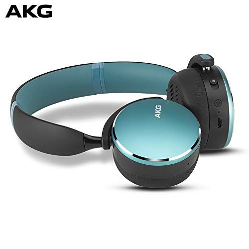 삼성 Samsung AKG Y500 On Ear Foldable Wireless Bluetooth Headphones - Green (US Version)