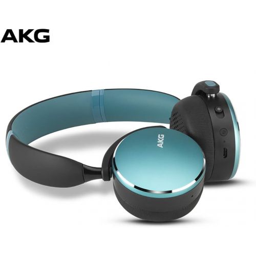 삼성 Samsung AKG Y500 On Ear Foldable Wireless Bluetooth Headphones - Green (US Version)