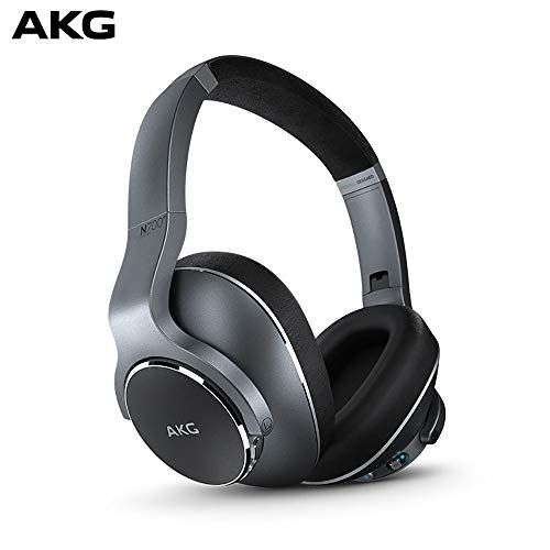 삼성 Samsung AKG N700NC Over-Ear Foldable Wireless Headphones, Active Noise Cancelling Headphones - Silver (US Version)