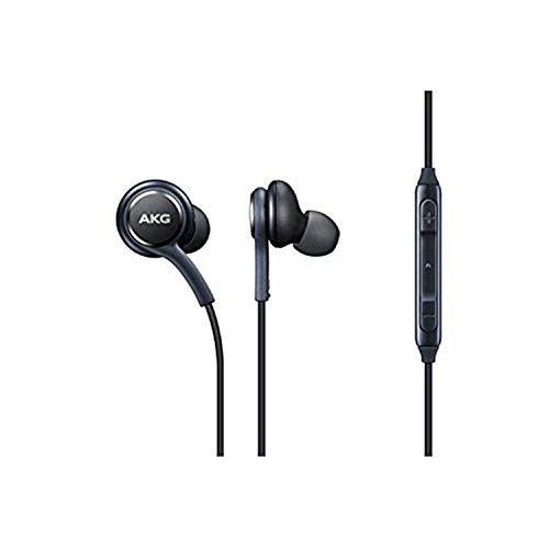 삼성 Samsung Stereo Headphones with Microphone for Galaxy S8, S9, S8 Plus, S9 Plus, Note 8 and Note 9 - Bulk Packaging - Titanium Grey