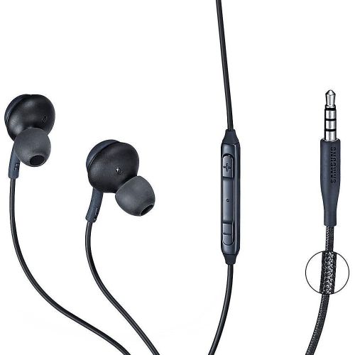 삼성 Samsung Stereo Headphones with Microphone for Galaxy S8, S9, S8 Plus, S9 Plus, Note 8 and Note 9 - Bulk Packaging - Titanium Grey