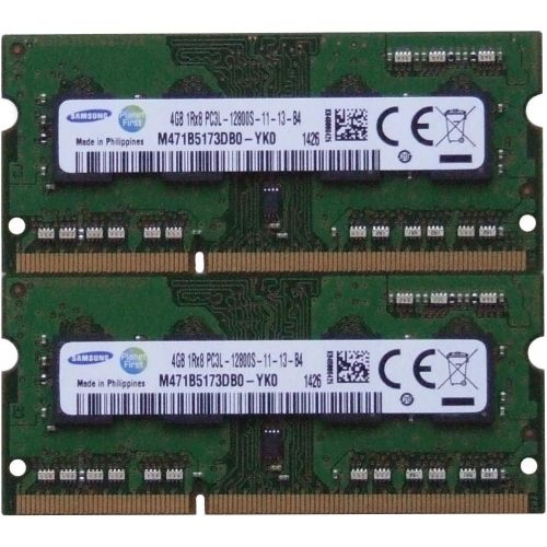 삼성 Samsung ram Memory Upgrade DDR3 PC3 12800, 1600MHz, 204 PIN, SODIMM for 2012 Apple MacBook Pros, 2012 iMacs, and 2011/2012 Mac Minis (8GB kit (2 x 4GB))