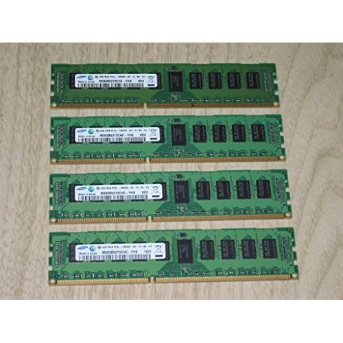 삼성 New LOT Samsung 16GB 4X 4GB DDR3-1333 PC3L-10600R ECC Memory M393B5273CH0-YH9