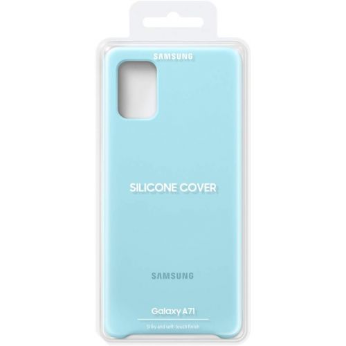 삼성 Samsung Official Galaxy A71 Silicone Cover Case - Blue