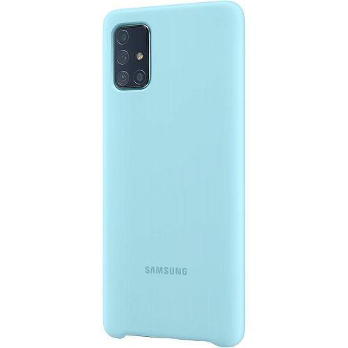 삼성 Samsung Official Galaxy A71 Silicone Cover Case - Blue