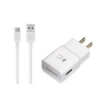 Accessory for Samsung OEM Adaptive Fast Charger for Galaxy Book 12-inch 15W with certified USB Type-C Data and Charging Cable. (WHITE / 3.3FT / 1M Cable)