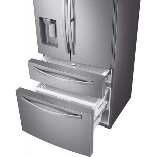 삼성 Samsung Fingerprint Resistant Stainless Steel French Door Refrigerator