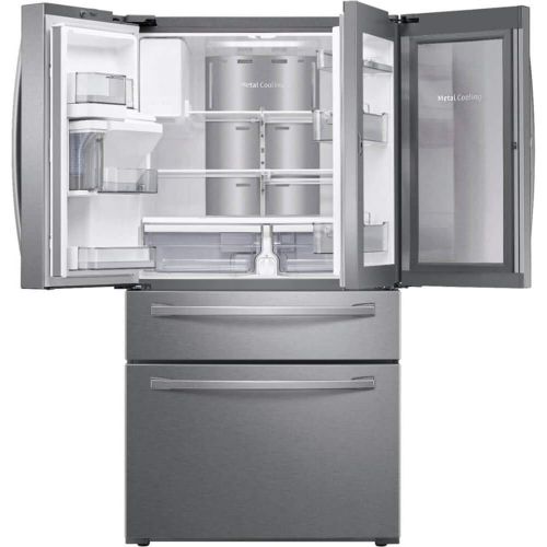 삼성 Samsung Fingerprint Resistant Stainless Steel French Door Refrigerator