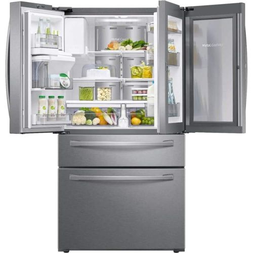 삼성 Samsung Fingerprint Resistant Stainless Steel French Door Refrigerator