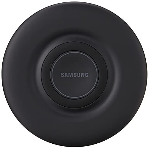 삼성 SAMSUNG Wireless Charger Pad - Official Fast Wireless Fast Charger, Supports 9 W Samsung & Apple Fast Charge ? Black EP-P3105TBEGGB