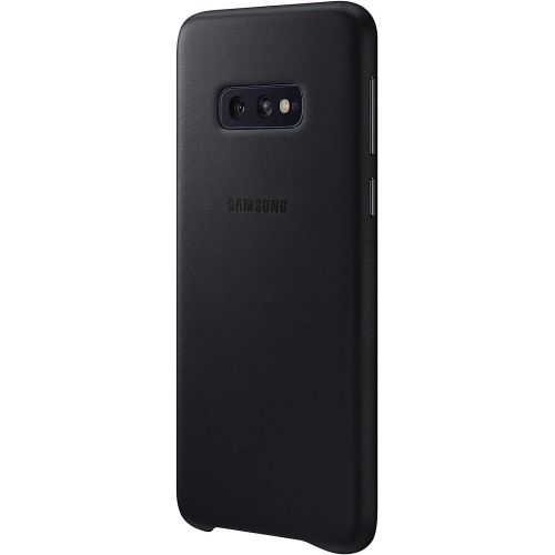 삼성 SAMSUNG Original Galaxy S10e Protective Leather Back Cover Case, Black