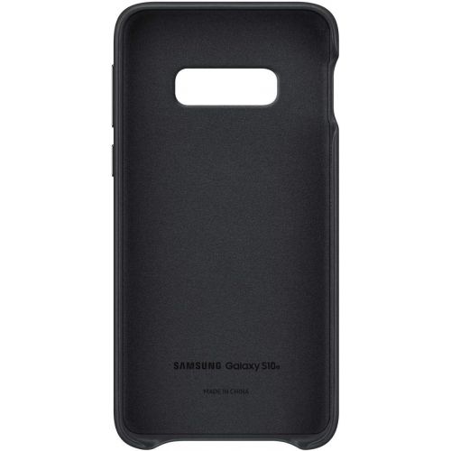 삼성 SAMSUNG Original Galaxy S10e Protective Leather Back Cover Case, Black