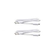 Samsung Micro USB Charging Data Cable for Galaxy S2/S3/S4/Note 1/2, 2 Pack - Non-Retail Packaging - White