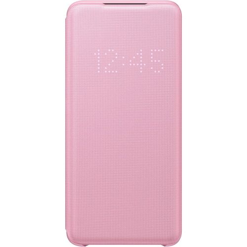 삼성 Samsung Galaxy S20 Case, LED Wallet Cover - Pink (US Version with Warranty)