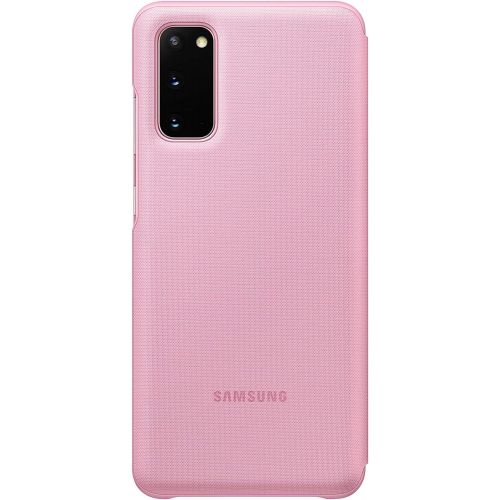 삼성 Samsung Galaxy S20 Case, LED Wallet Cover - Pink (US Version with Warranty)