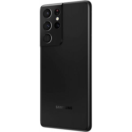 삼성 SAMSUNG Galaxy S21 Ultra 5G Factory Unlocked Android Cell Phone 128GB US Version Smartphone Pro-Grade Camera 8K Video 108MP High Res, Phantom Black