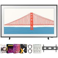 Samsung QN50LS03AA 50 Inch The Frame QLED 4K Smart TV (2021) Bundle with Premiere Movies Streaming 2020 + 37-100 Inch TV Wall Mount + 6-Outlet Surge Adapter + 2X 6FT 4K HDMI 2.0 Ca