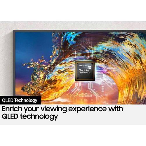 삼성 Samsung QN50LS03AA 50 Inch The Frame QLED 4K Smart TV (2021) Bundle with Premiere Movies Streaming 2020 + 37-100 Inch TV Wall Mount + 6-Outlet Surge Adapter + 2X 6FT 4K HDMI 2.0 Ca