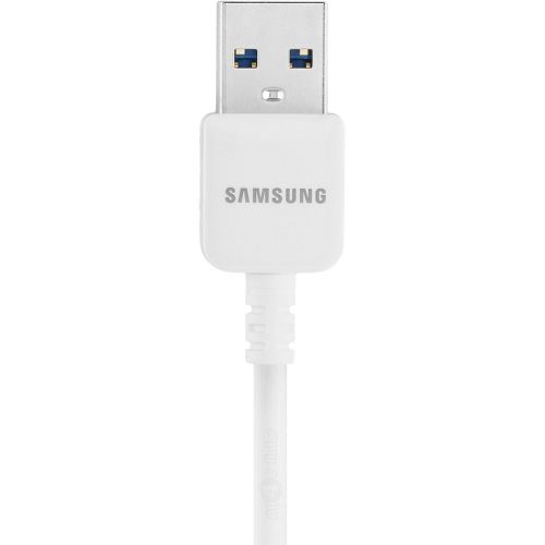 삼성 Samsung OEM 5-Feet Micro USB 3.0 Data Sync Charging Cables for Galaxy S5/Note 3 - Non-Retail Packaging - White