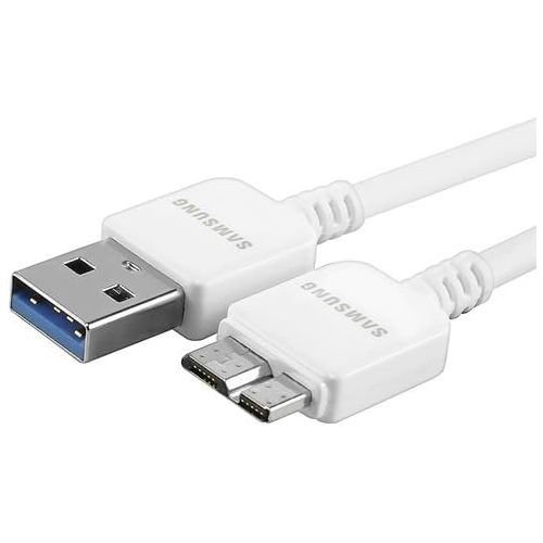 삼성 Original Samsung Galaxy S5 Cable USB 3.0 Data Sync & Charging Cable for Samsung Galaxy Note 3 / S5 N9000 N9002 N9005 Note III (White)