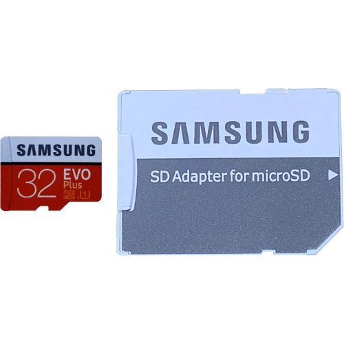 삼성 Samsung 32GB Micro SDHC EVO Bundle with (Evo+) Memory Card with Adapter Works with Nintendo Switch Lite Gaming Console (MB-MC32G) Bundle with (1) Everything But Stromboli Micro SD