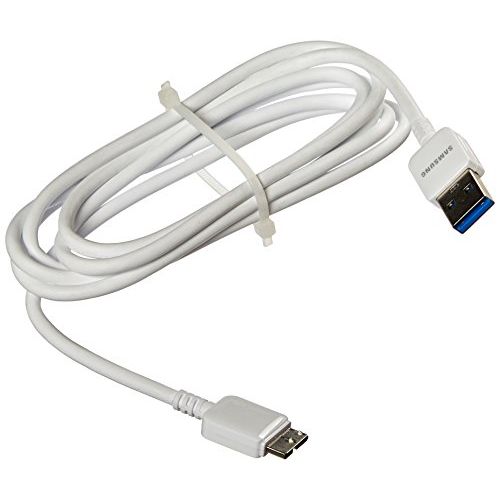 삼성 Samsung USB 3.0 Sync Charge Data Cable for Samsung Galaxy S5 / Note 3 / Galaxy Tab Pro 12.2 / Galaxy Note Pro 12.2 - Non-Retail Packaging - White