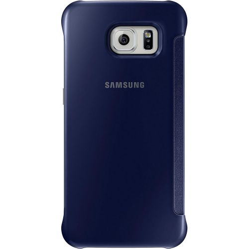 삼성 Samsung S-View Flip Cover for Samsung Galaxy S6 - Clear Black Sapphire