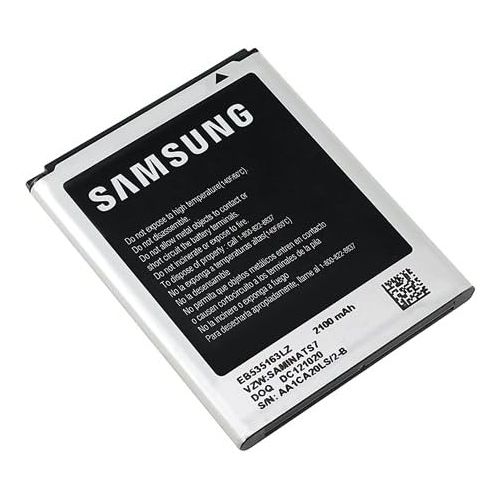 삼성 OEM Spare Replacement Battery (2100mAh) EB535163LZ for Samsung Galaxy Stellar 4G I200 - Non-Retail Packaging - Black