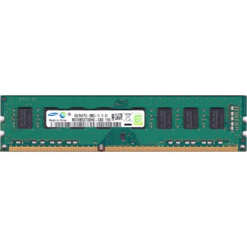 삼성 Samsung 4GB PC3-12800 DDR3-1600MHz Non-ECC Unbuffered CL11 240-Pin DIMM M378B5273DH0-CK0