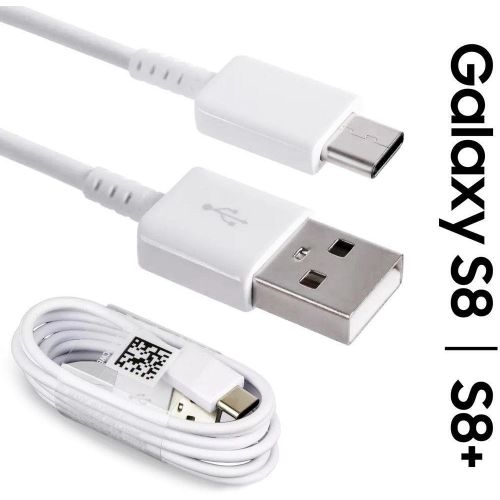 삼성 Samsung USB-C Data Charging Cable for Galaxy S9/S9+/Note 9/S8/S8+ - White - EP-DG950CWE- 100% Original - Bulk Packaging