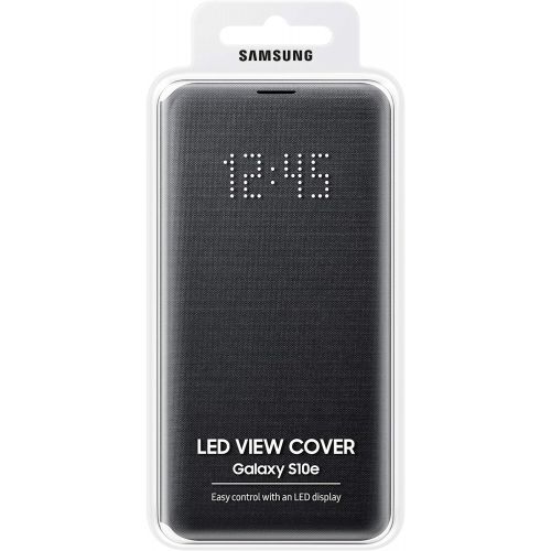 삼성 SAMSUNG Official Galaxy S10e LED View Cover Case - Black (EF-NG970PBEGWW)