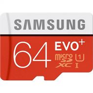 Samsung 64GB Evo Plus Class 10 Micro SDXC with Adapter 80MB/S (MB-MC64DA/AM)
