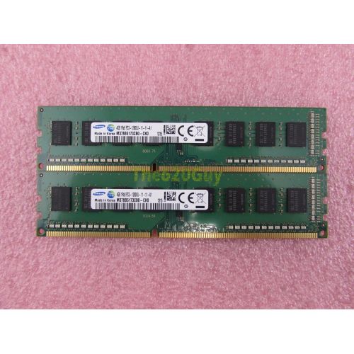 삼성 Samsung M378B5173CB0-CK0 8GB 2 x 4GB PC3-12800U DDR3 1600 Mhz Desktop Memory Kit