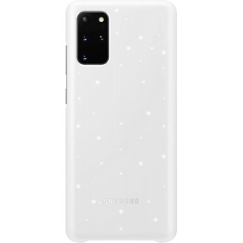 삼성 Samsung Galaxy S20+ Plus Case, Protective Smart LED Back Cover - White (US Version with Warranty) (EF-KG985CWEGUS)