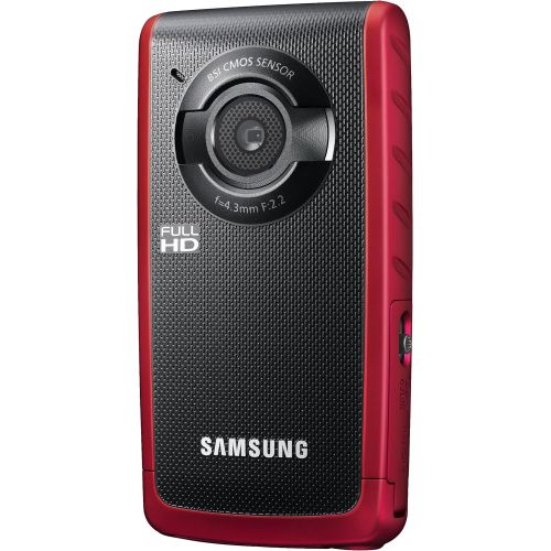 삼성 Samsung HMX-W200 Waterproof HD Recording with 2.4-inch LCD Screen (Red)