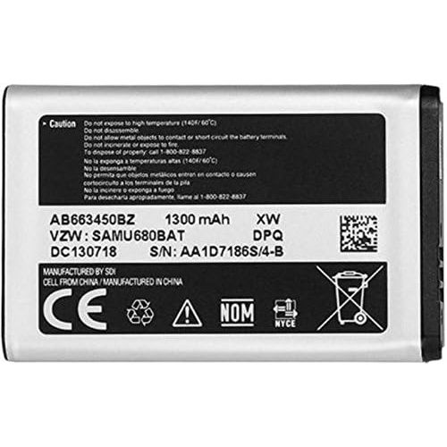 삼성 Samsung Convoy 3 U680 Original OEM Battery - Non-Retail Packaging - Black (Discontinued by Manufacturer)