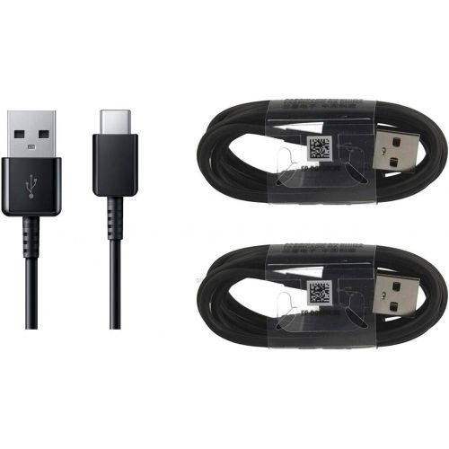 삼성 Two (2) OEM Samsung USB-C Data Charging Cables for Galaxy S9/S9 Plus/S8/S8+/Note8 - Black EP-DG950CBE- Bulk Packaging + Free Mini Stylus