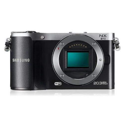 삼성 Samsung NX200/ NX210 Mirrorless Wi-Fi Digital Camera Body Only (Black)