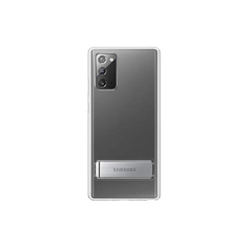 삼성 SAMSUNG Galaxy Note20 5G Case, Clear Standing Cover (US Version), Clear C1 (EF-JN980CTEGUS)