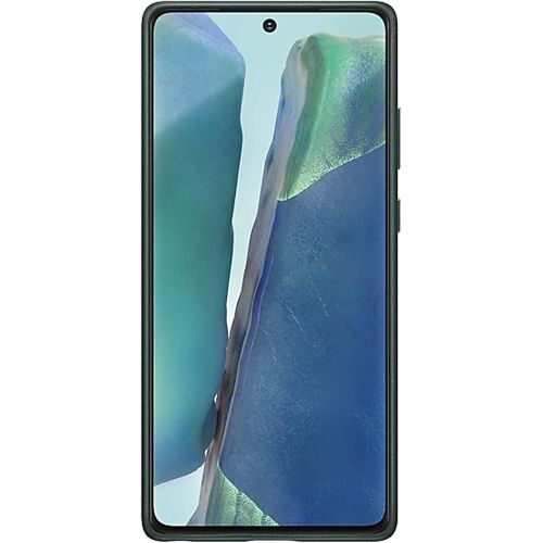 삼성 Samsung Official Galaxy Note 20 Series Leather Back Cover (Green Mint, Note 20)