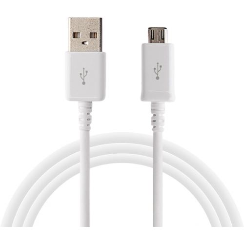 삼성 Original Quick Charge Micro USB Charging Data Cable ECB-DU4EWE for Samsung Galaxy J7 V 2nd Gen / J7 Star (2018) Cell Phones 5 FT Non-Retail Packaging - White