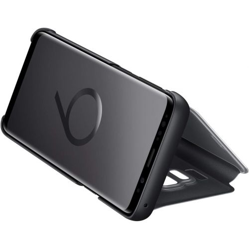 삼성 Samsung Galaxy S9 S-View Flip Case with Kickstand, Black - EF-ZG960CBEGUS