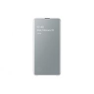Samsung Galaxy S10e S-View Flip Case, White, EF-ZG970CWEGUS, Samsung Galaxy S10 E