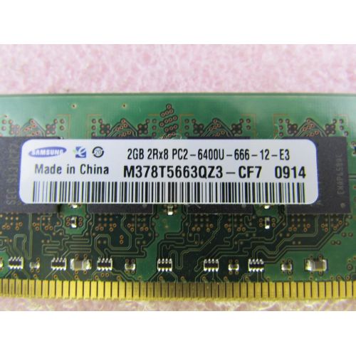 삼성 Samsung M378T5663QZ3-CF7 8GB 4 x 2GB PC2-6400U DDR2 800 Double Sided Memory Kit
