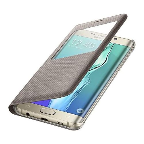 삼성 Samsung Galaxy S6 Edge+ Case S-View Flip Cover Folio (Gold)