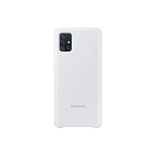 삼성 Samsung Original Galaxy A51 Soft Touch Silicone Cover/Mobile Phone Case - White